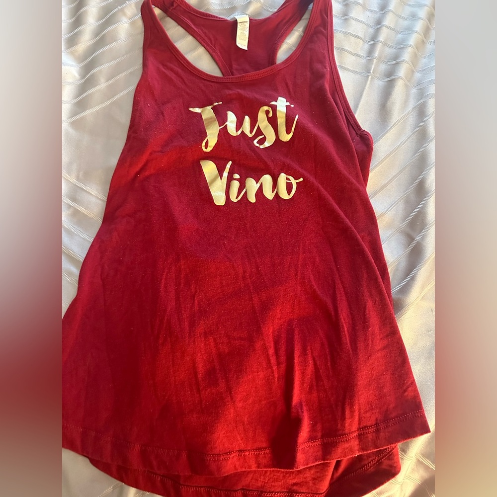 Just Vino Racerback Tank